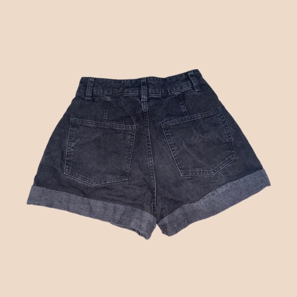 Black High Rise Shorts - Picture 2 of 2